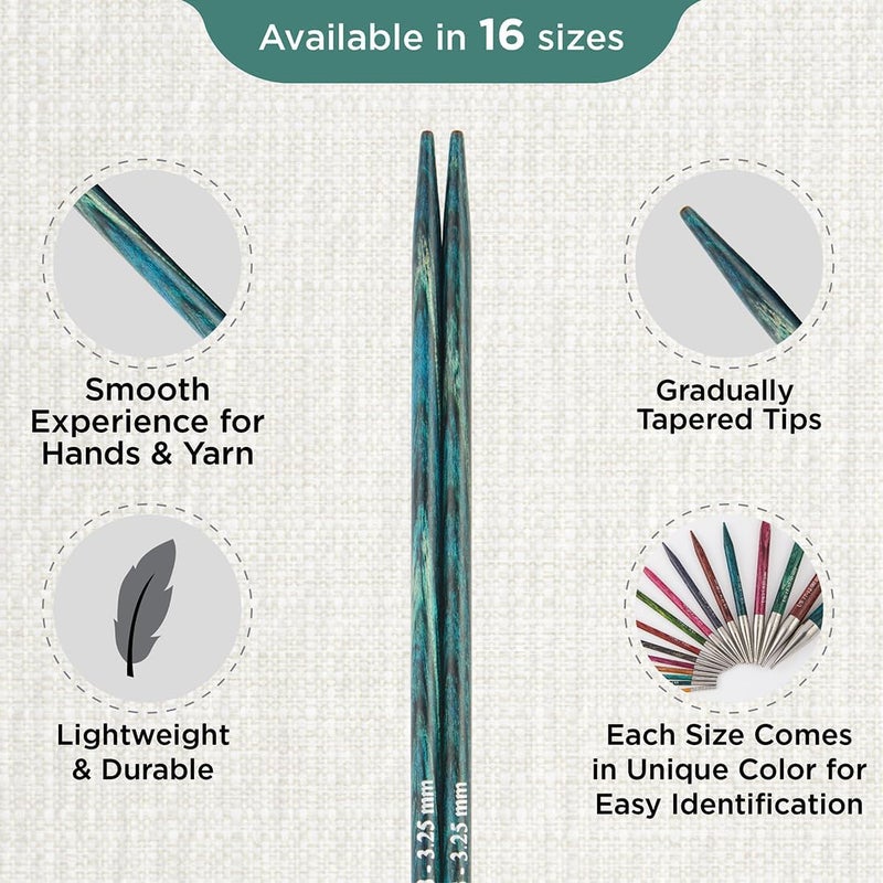 Knit Pro Dreamz Interchangeable Circular Needles 5" (13cm) | US Size 3 (3.25mm) - Image 2